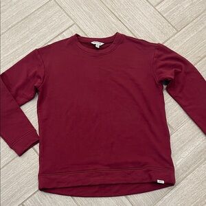 Burgundy Orvis Crewneck Sweatshirt